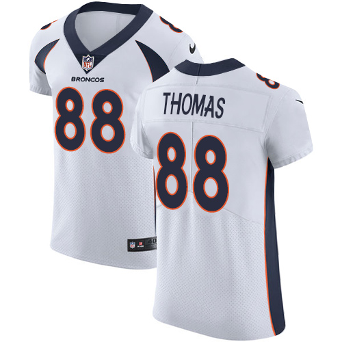 Nike Broncos #88 Demaryius Thomas White Men's Stitched NFL Vapor Untouchable Elite Jersey